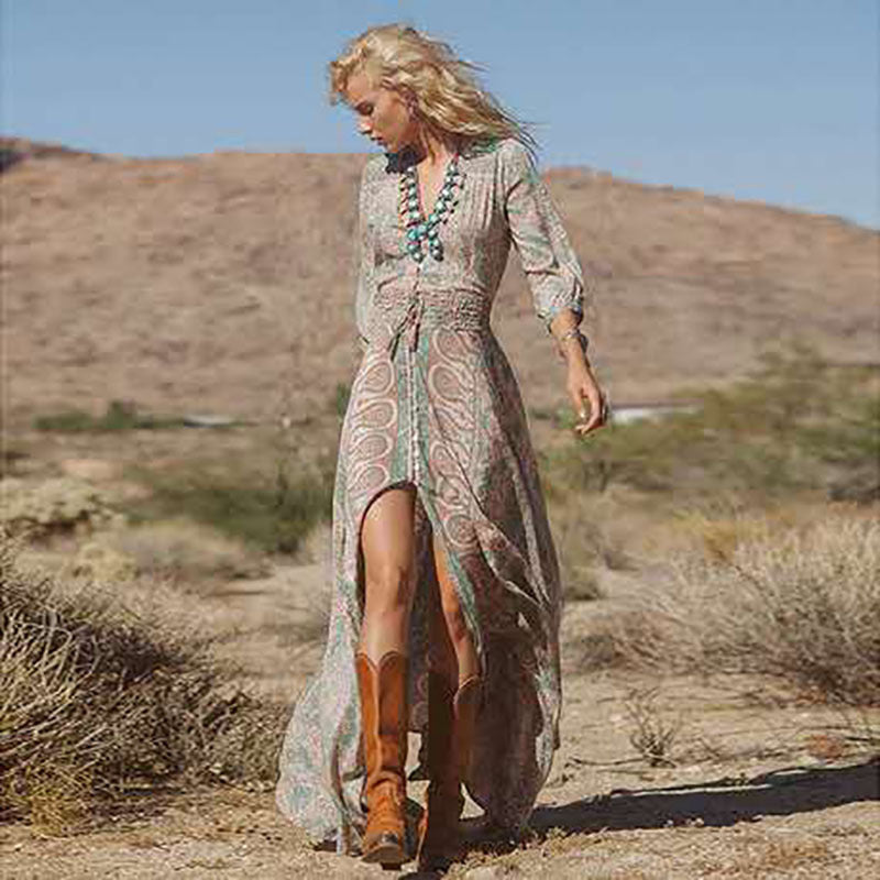 Spring and Summer Dresses Popular In Europe and America Women&