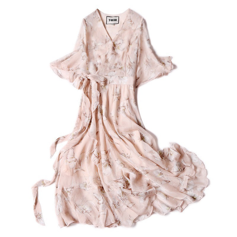 Large Women&quot;s New Chiffon Skirt In Spring And Summer
