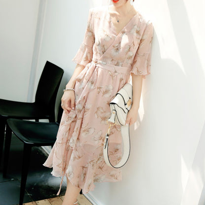 Large Women&quot;s New Chiffon Skirt In Spring And Summer