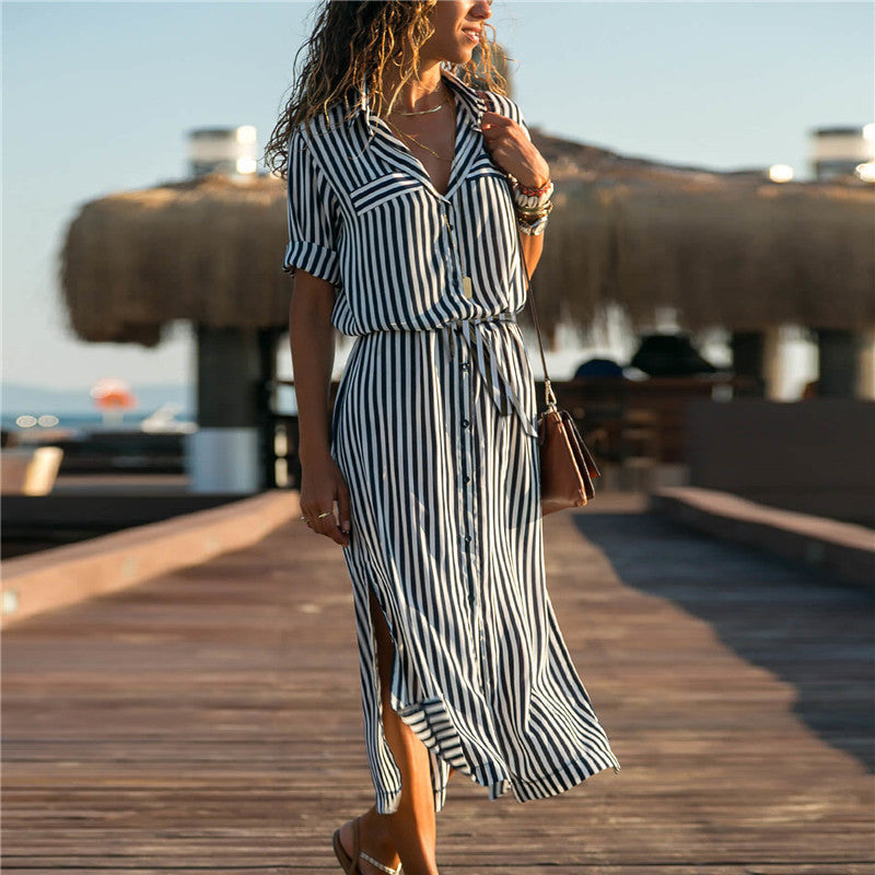 Stripe Shirt Women&