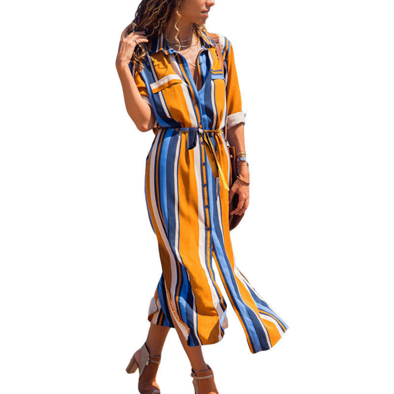 Stripe Shirt Women&