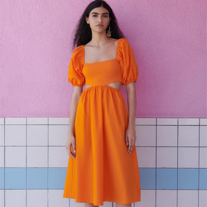 Spring And Summer New Design Stitching Dress