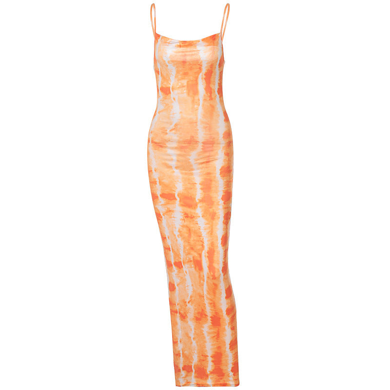New Spring Fashion Print Slim Dress