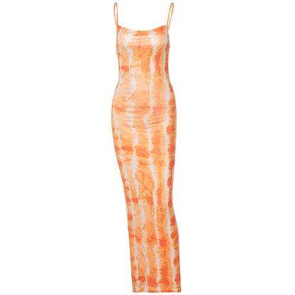 New Spring Fashion Print Slim Dress